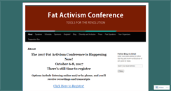 Desktop Screenshot of fatactivismconference.com